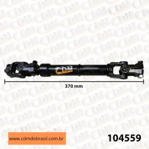 Série Similar: 2124559 Coluna de Direção - Aplicado no Scania (104559) comprimento: 370mm Referência: 104559