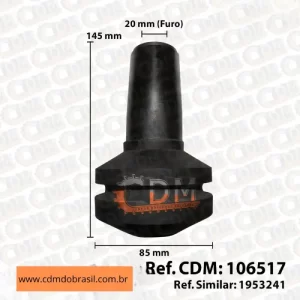 106517 Kit Reparo da Barra de Reação Com Furo Central