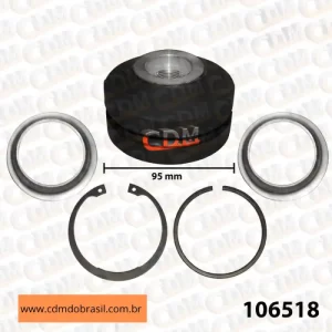 106518 Kit Reparo Barra de Reação - Aplicado no Volkswagen VW 6x4 (106518)