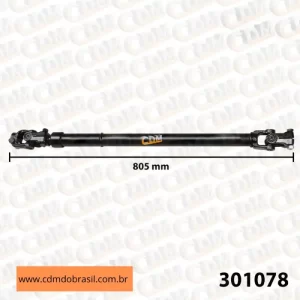 Série Similar: 2TB417673 / 2106-1122/01X / 2ZO419951 Coluna de Direção - Aplicado no Volkswagen VW 17-240 (301078) comprimento: 805mm Referência: 301078