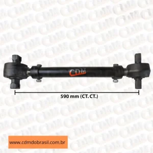 Série Similar: 2RR512391B / 2T0511441A-  Barra de Reação (Tensor/ Barra Tensora) - Aplicado em Volkswagen VW 17-260 EOT - Com Regulagem (305823) comprimento: 590mm peso: 12 kg diâmetro do tubo: 50mm Item de reposição: 106514 Referência: 305823