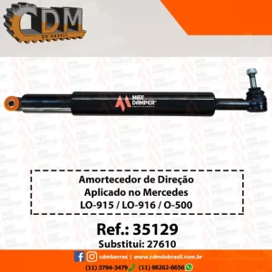 Ref. Similar: 27610 Amortecedor do Mbb O-500/ LO-915/ LO-916 - 35129 Referência: 35129 CDM/ MaxDamper