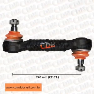 Série Similar: 21251702 Tirante/ Bracinho/ Telefoninho/ Bieleta - Aplicado no Volvo B11R / 420R (401702) comprimento: 240mm peso: 3 kg diâmetro do tubo: 38mm Referência: 401702