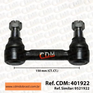 Série Similar: 9521922 / 20367555 Tirante/ Bracinho/ Telefoninho/ Bieleta - Aplicado no Volvo B7 / B9 / B12 / B340 (401922) comprimento: 150mm peso: 2 kg Referência: 401922