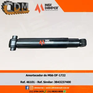 Ref. Similar: 3843237400/ 45136 Amortecedor do Mbb OF-1722- Traseiro - 46101 Referência: 46101