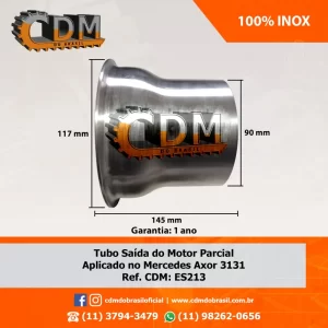 Série Similar: 3844903231 -Boca do escape 100X107MM (ES211) Referência: ES211