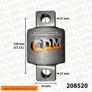 Série Similar: 9423260050 Kit Reparo Barra de Reação - Aplicado em Mercedes OF-1721L / OF-1724 / Actros (208520) comprimento: 130x86x21 peso: 3 kg Referência: 208520