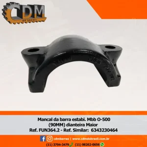 Fabricante: 6343230464 - Mancal da Barra Estabilizadora Mbb O-500 dianteira 90mm- FUN364.2 comprimento: 90mm Referência: FUN364.2